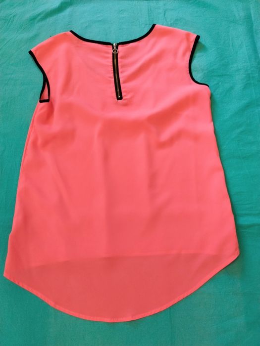 Bluzka damska letnia koralowa r.36