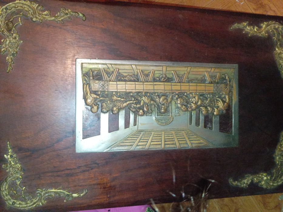 Ceia de Jesus Cristo 50 cm antigo
