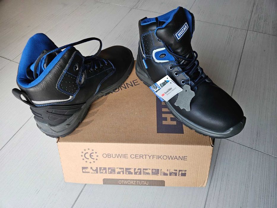 Nowe buty trzewiki certyfikowane PW Krystian Huzar Non Metalic S3 46