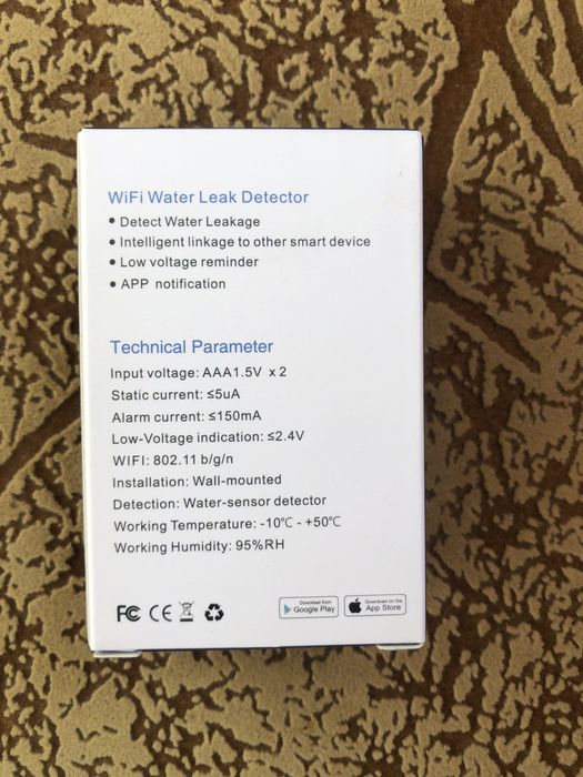 Датчик утечки воды Tuya WI-FI (Water Detector)