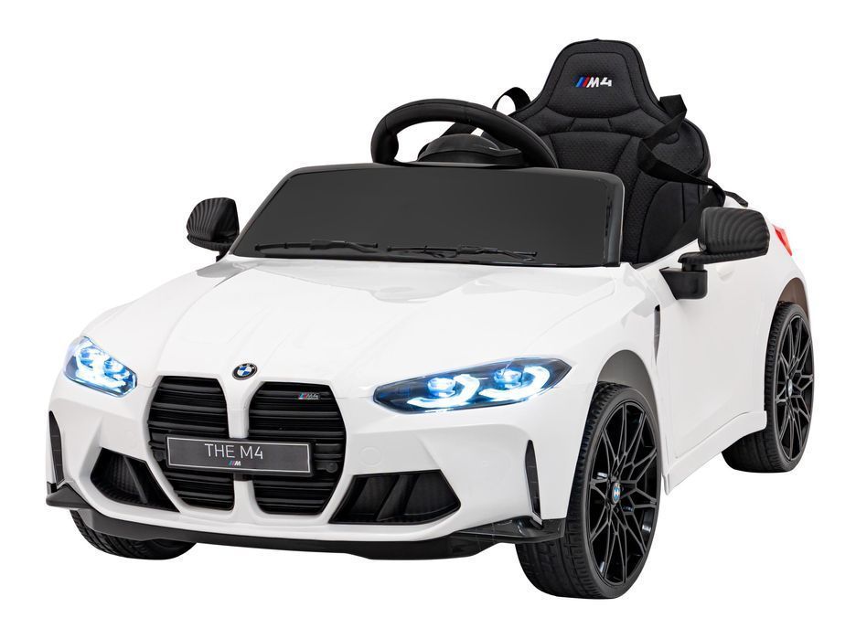 BMW M4 autko sportowe akumulatorowe białe - EkstraZabawki.pl