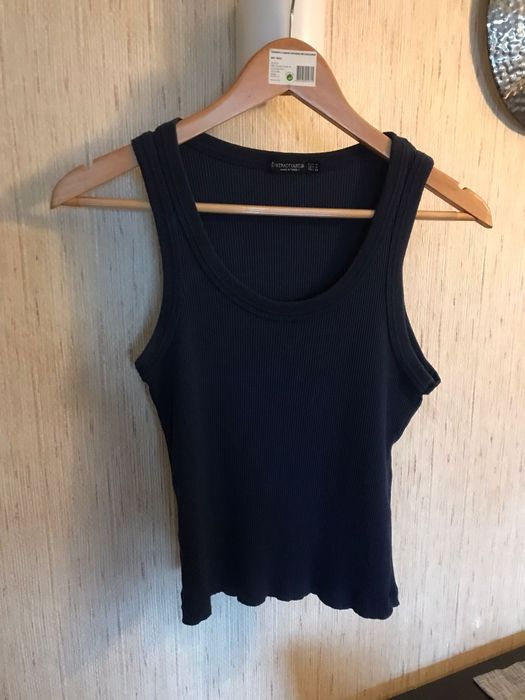 Top azul Stradivarius