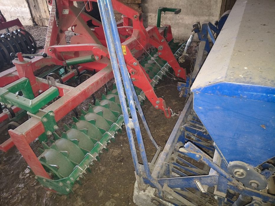 Agregat Uprawowo Siewny i Siewnik Agro Masz 3 metry hydropak