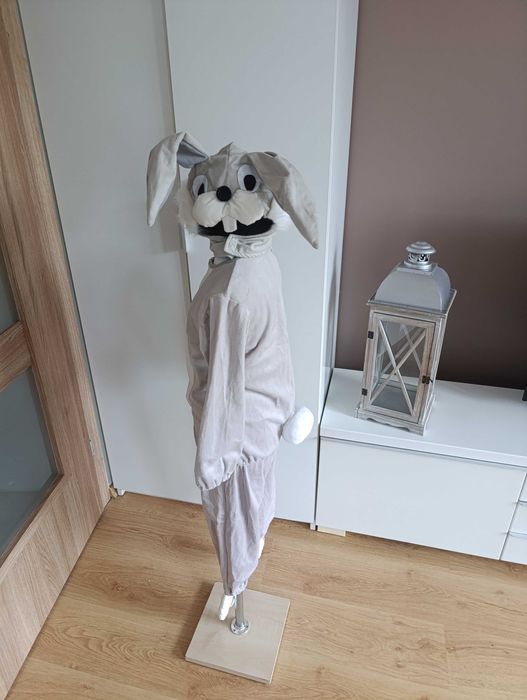 Strój karnawałowy KRÓLIKA ZAJĄC ZAJĄCZKA SZARAK kostium 122/128 139