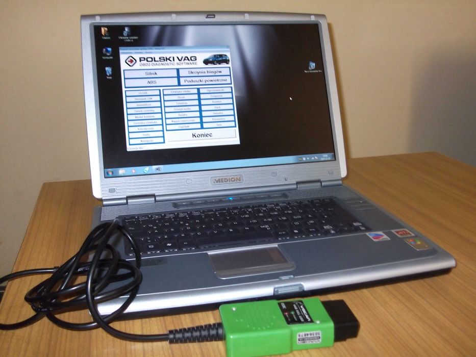Laptop Medion WM2050  plus VAG KKL interfejs