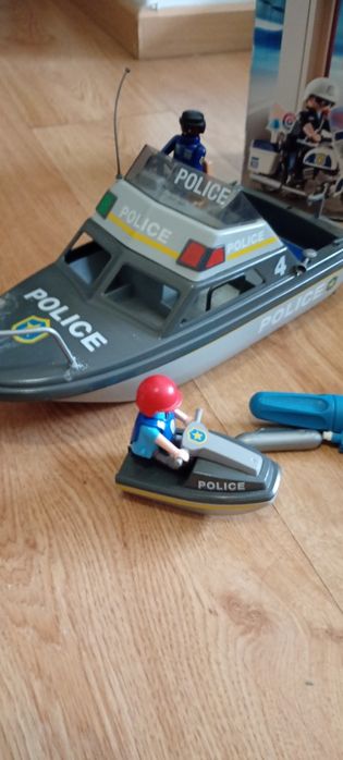 Playmobil barco e carro