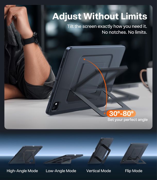 TORRAS Ostand K1 Guardian чохол для iPad Pro 13 M4 / M5 з підставкою та Apple Pencil