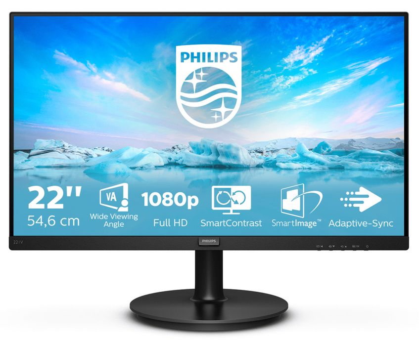 Monitor Led Philips 221V8/00 21,5 " 1920 X 1080 Px Va (221V8/00)