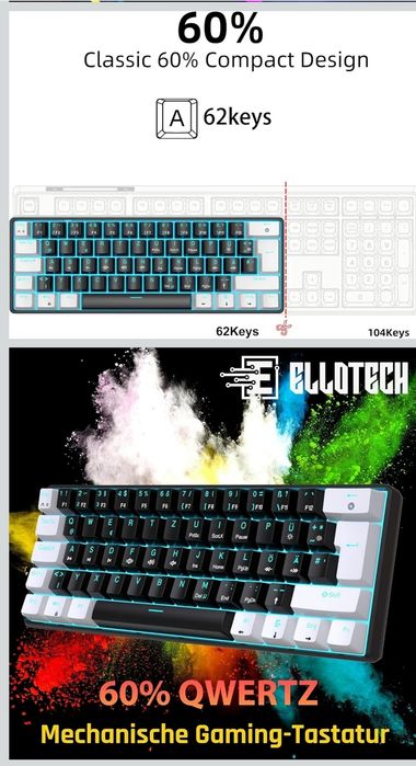 Teclado gaming novo em caixa (nunca usado)