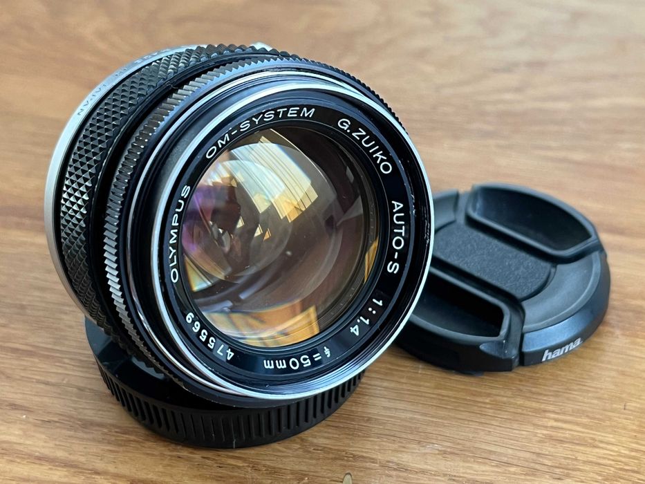 Olympus OM G.Zuiko 50mm f1.4 Kraków Prądnik Biały • OLX.pl