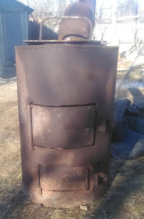 Буржуйка дровяная