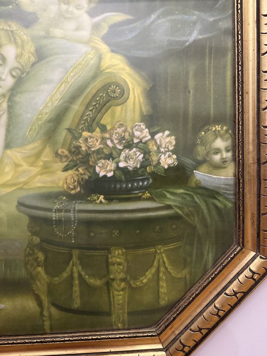 Zabytkowy obraz Noc przedślubna