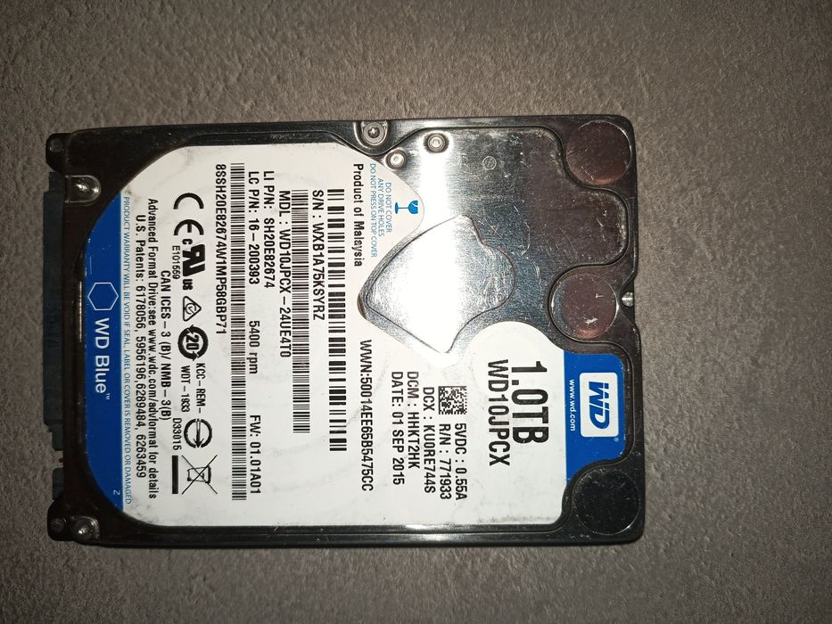 Жорстки диски різних типів