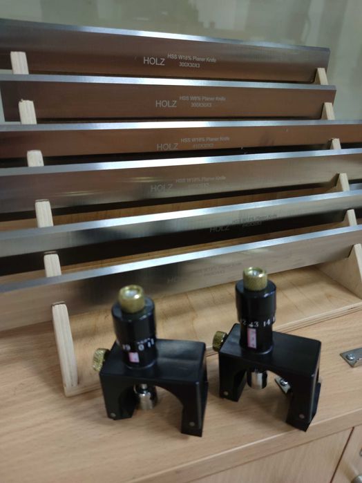Ножі стругальні HOLZ HSS 18%W, 6%W різні розміри на рейсмус, фуганок