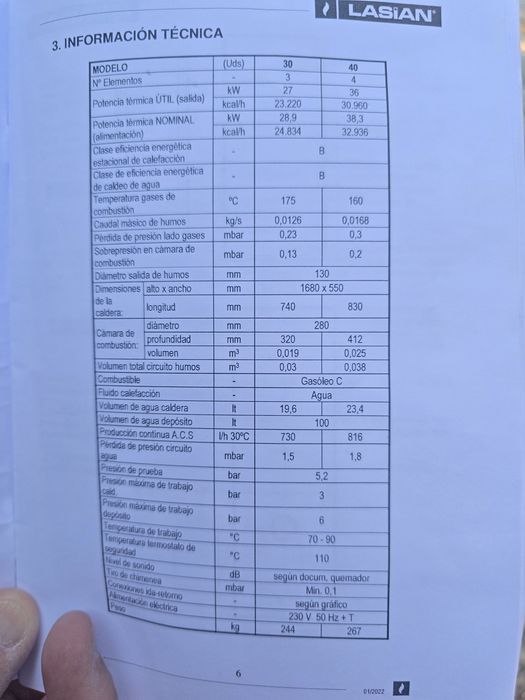 Caldeira a gasóleo para aquecimento central