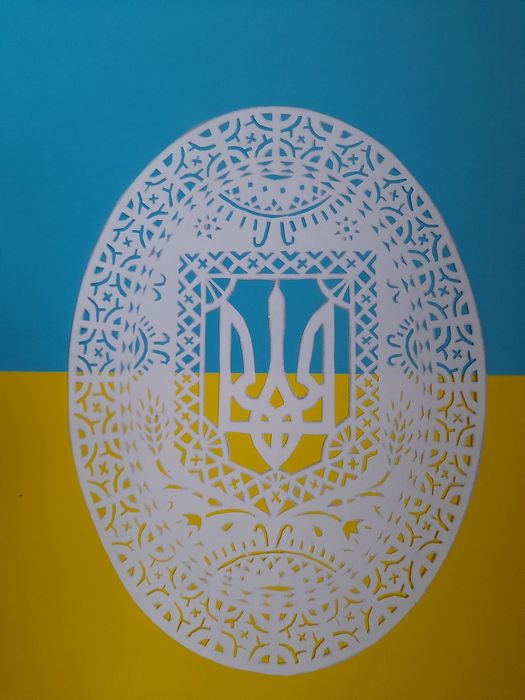 Поделка,  герб Украины