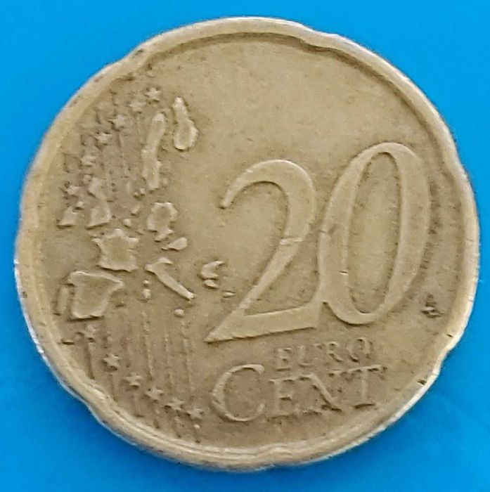 20 Cêntimos de 1999 de Espanha, Miguel Cervantes
