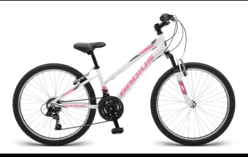 Велосипед 24" Radius Crystal AL рама- 13" Gloss White/Gloss Pink/Gloss