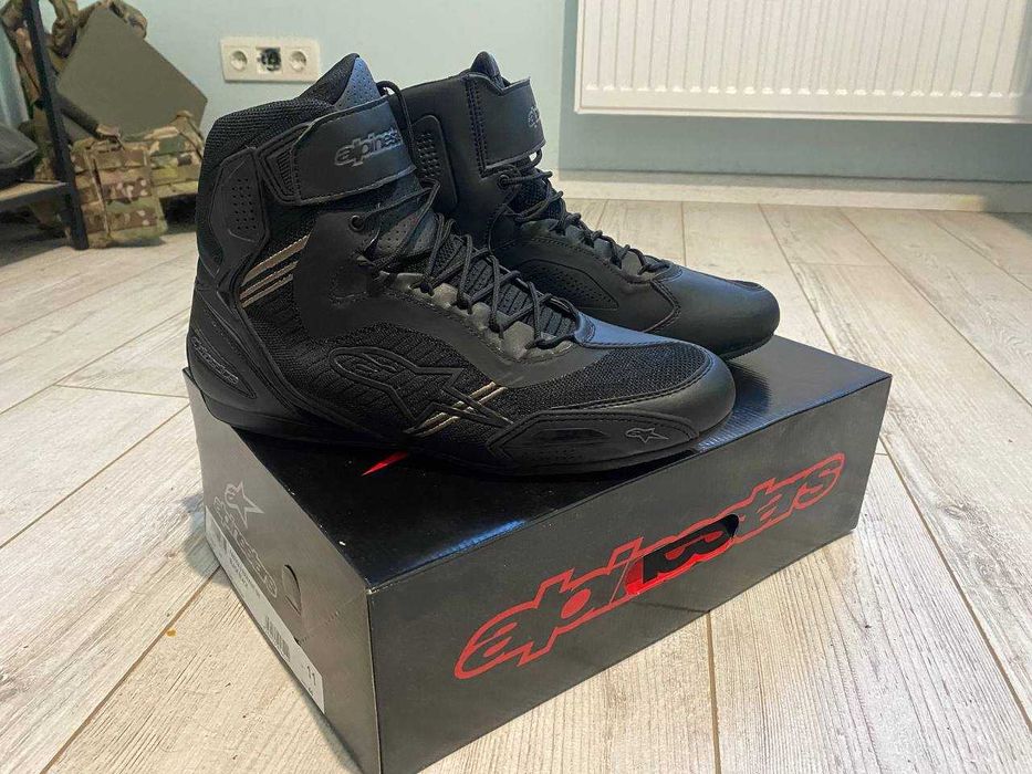 Мотоботи Alpinestars Faster-3 Rideknit SH Black/Black