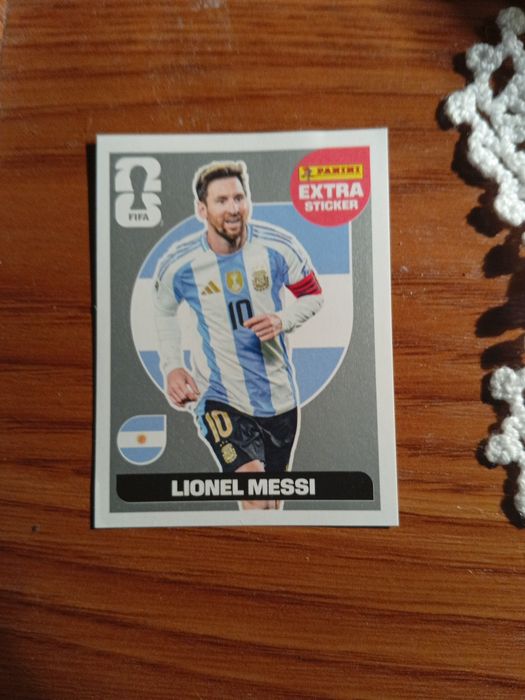 Cromo Extra stoker Lionel Messi em ótimo estado