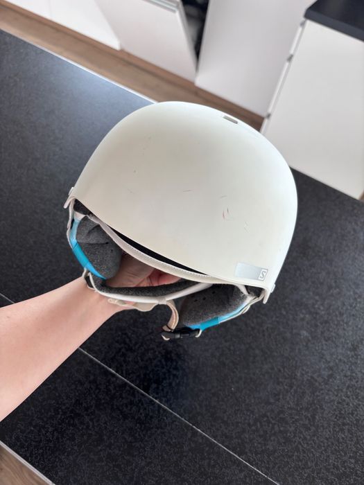 Kask narciarski snowboardowy M(56-59) Salomon Venom błękitny