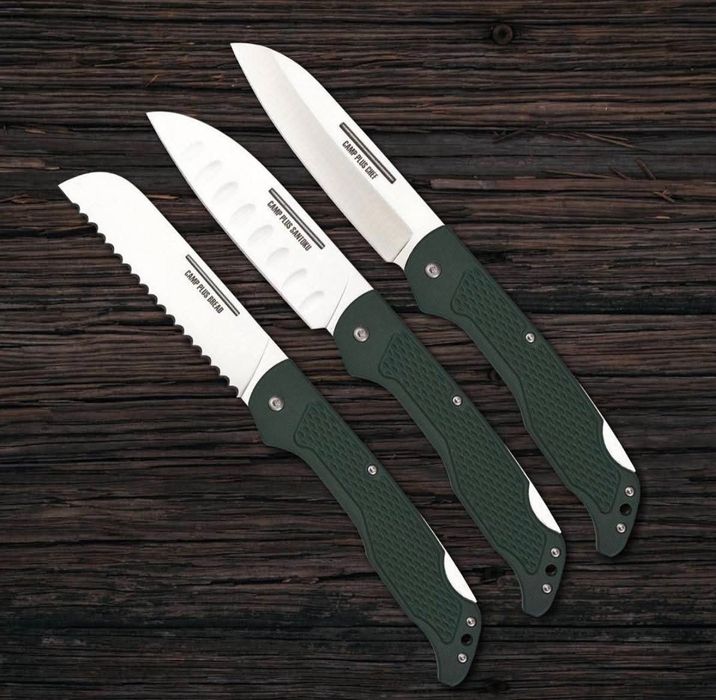 Ontario Camp Plus EDC Santoku, Chef складной кухонный нож для природы