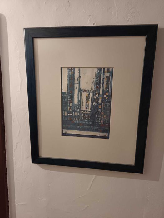 Quadro com Estampa de Cargaleiro - 1985
