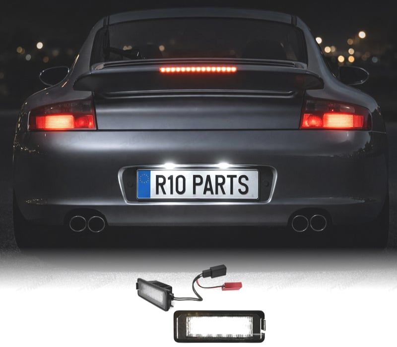 LUZES DE MATRÍCULA LED PORSCHE 911 CARRERA TURBO GT2 996T Y 997T 01-11