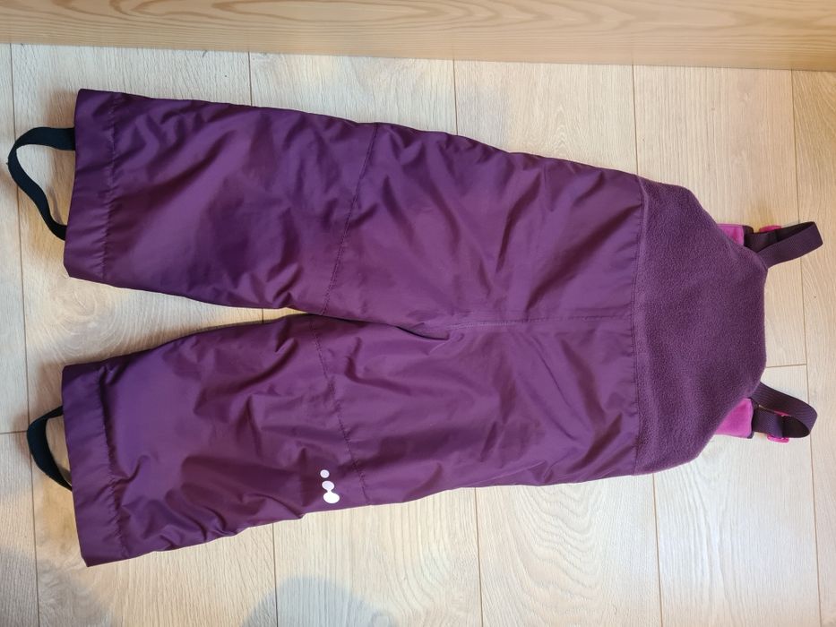 Spodnie ogrodniczki narciarskie dla maluchów Wedze 500 Warm 76-81cm