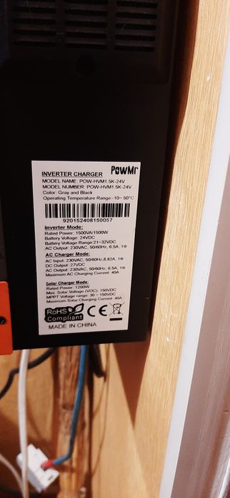 Інвертор PowMr POW-HVM1.5K-24V