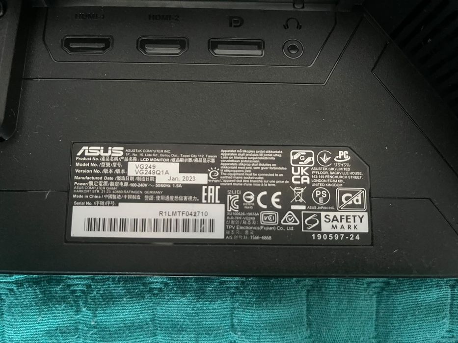 Monitor ASUS gaming
