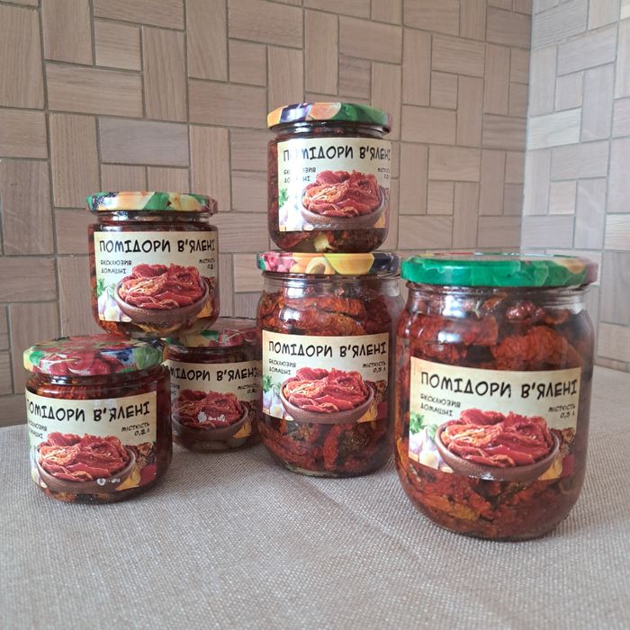 В'ялені томати, вялені томати, вялені помідори