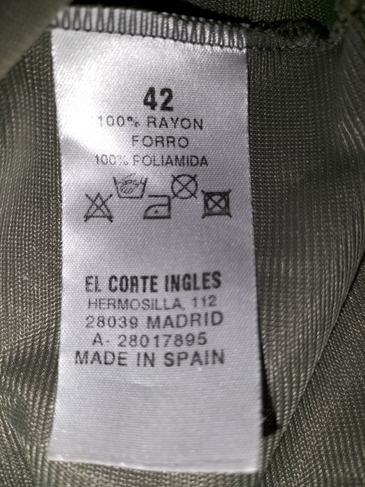 Vestido Cinza El Corte Inglês