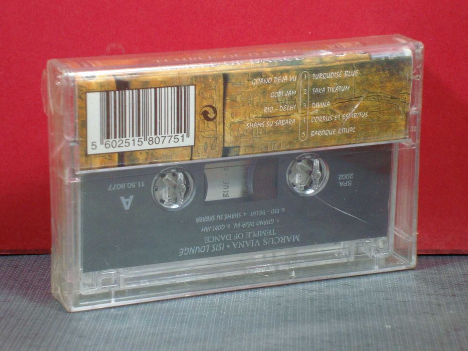 Marcus Viana - Isis Lounge "Temple Of Dance" / Cassete / Nova, Sealed
