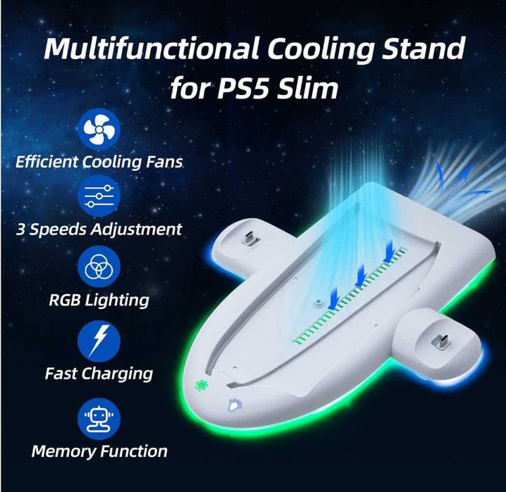Stojak / Stacja Dokująca / Stacja Ładująca do Playstation 5 Slim