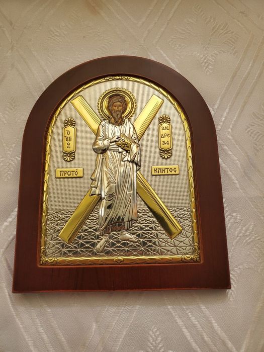 Икона греческая серебро