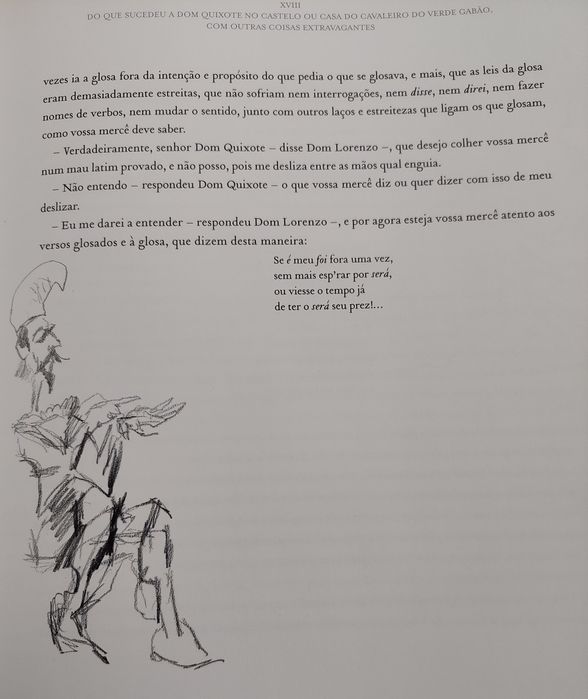 Don Quixote - original de Júlio Pomar