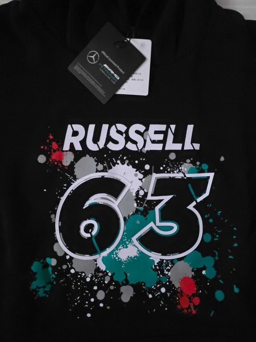bluza George Russell 63, Mercedes AMG Petronas Formula One Team, F1