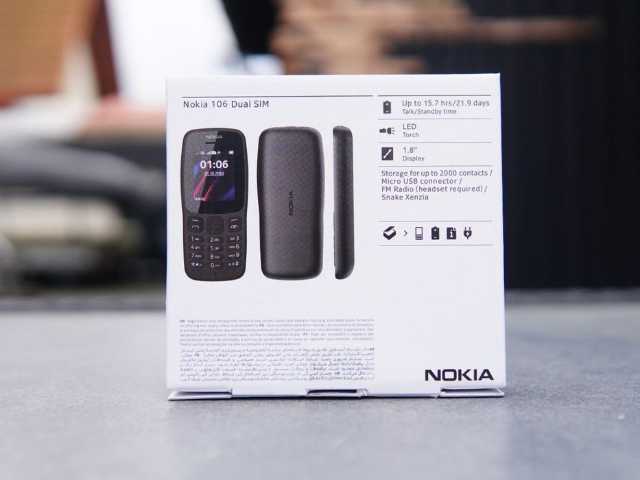 Телефон кнопочний Nokia 106 DS