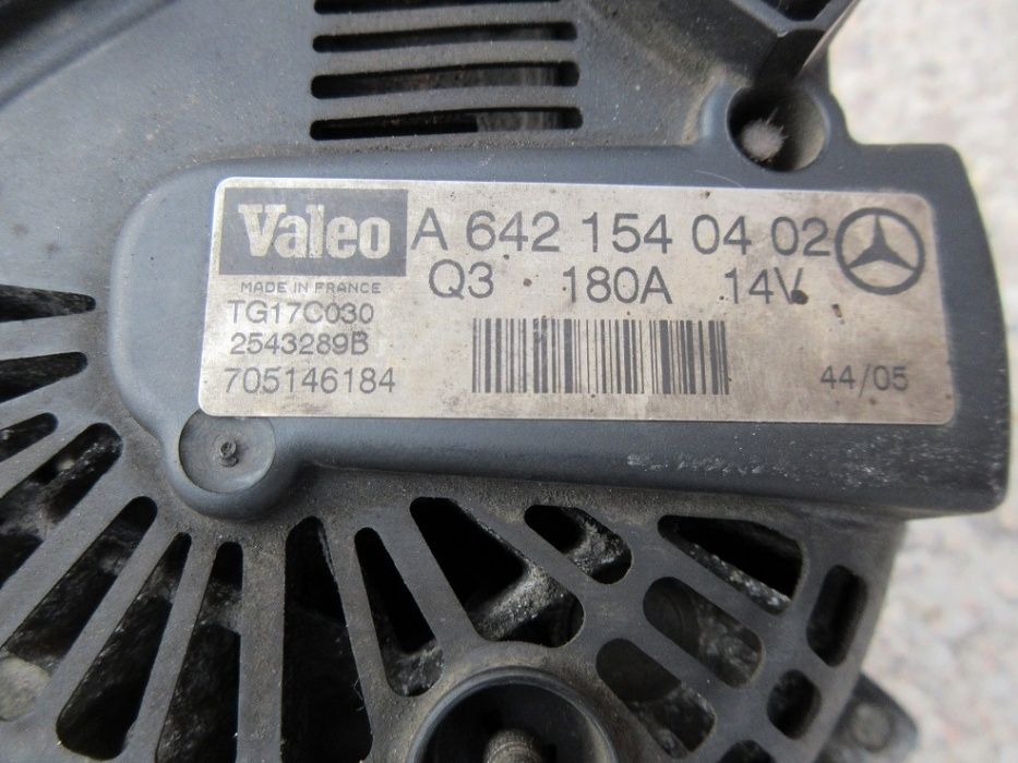 mercedes W211 W219 W251 W164 3.0 cdi alternator 180A