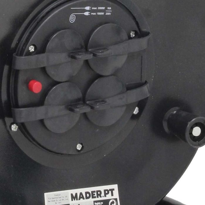 Extensão Elétrica c/Enrolador 30 Mts MADER. AP28