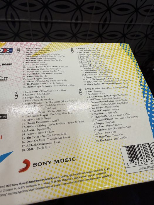 Vox FM Marek Sierocki I Love 80 składanka 4CD OKAZJA RADYTAS