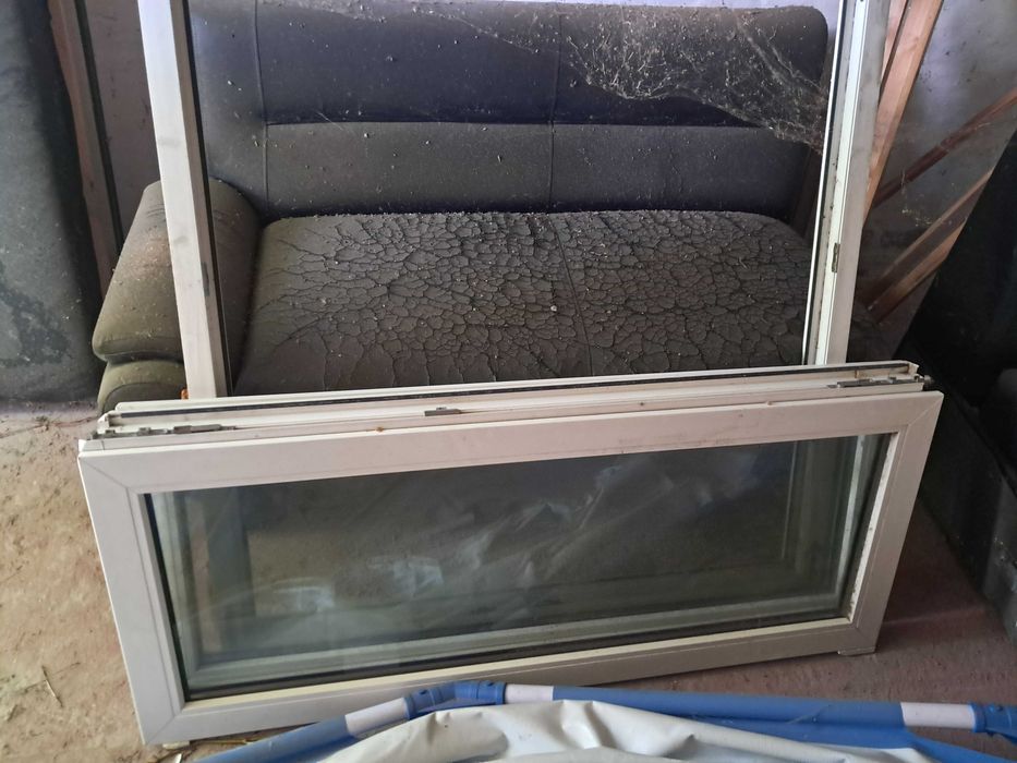 Okno pcv po demontażu 122x148