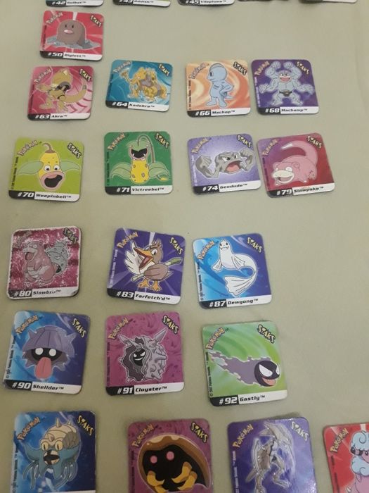 39 staks Pokémon todos diferentes