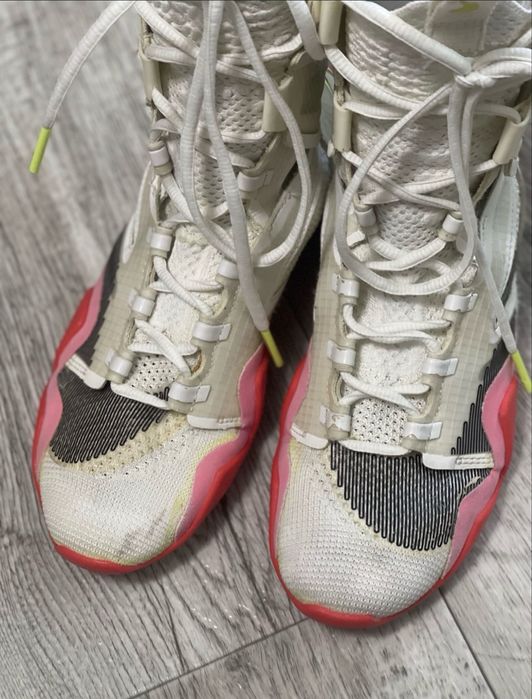 Чоловічі/Жіночі Nike HyperKO 2 White (Білі), nike hyperko 2, найк гіперко 2, nike boxing