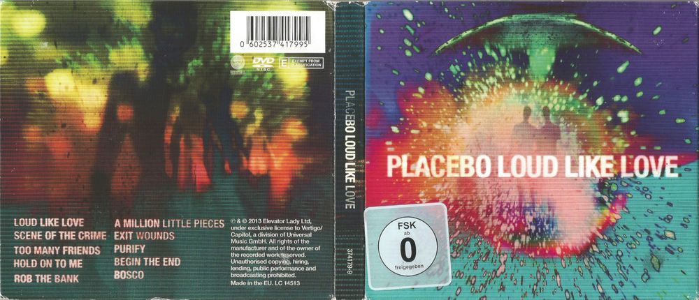 PLACEBO - Loud Like Love (Limited Digipack) CD+DVD [EU]
