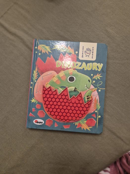 książeczka sensoryczna Dotykam Poznaje Dinozaury