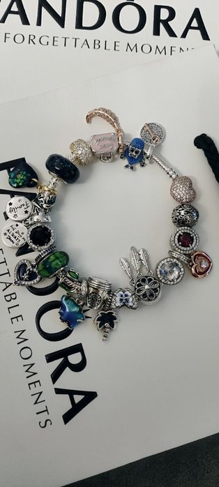 Pandora Браслети Намистини Шарми Пандора сердечко квітка