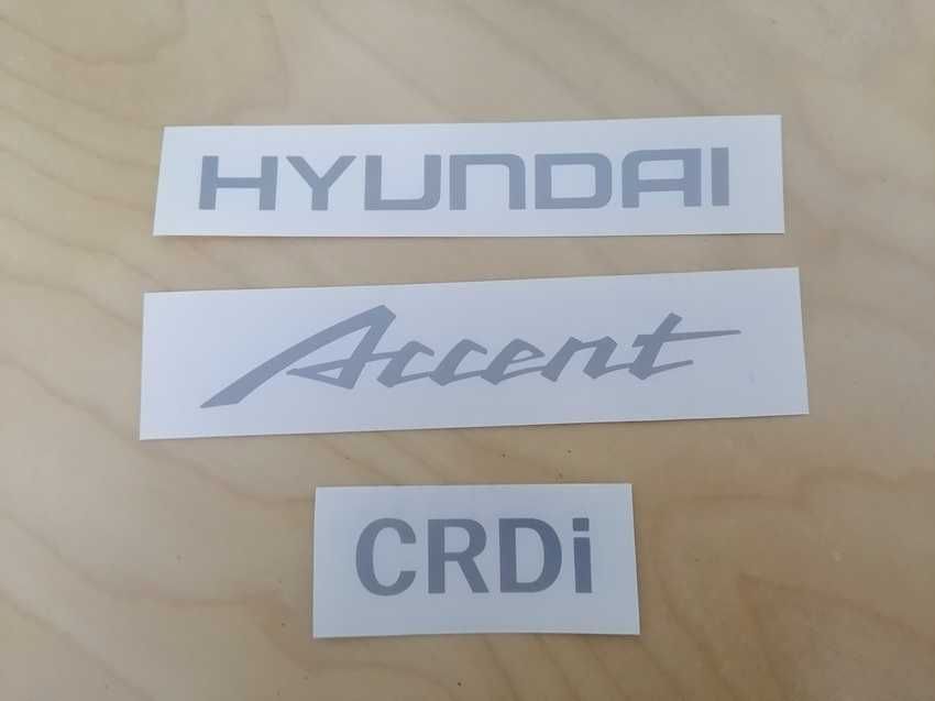 Kit de autocolantes para Hyundai S coupé GT - Accent CRDi