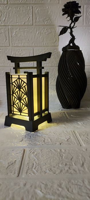 Японський міні-нічник Torii / Японский мини-ночник Torii / Shoji Lamp (3D печать)